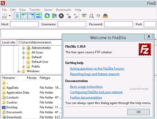 filezilla ftp client windows 8.1